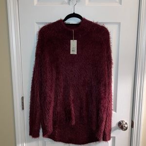 A new day burgundy sweater